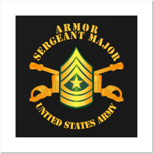 Armor - Enlisted - Sergeant Major - SGM Posters and Art
